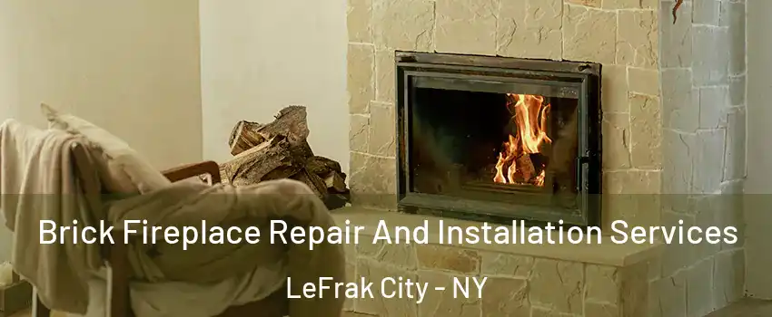 Brick Fireplace Repair And Installation Services LeFrak City - NY