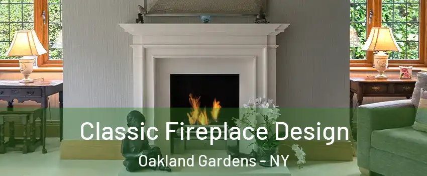 Classic Fireplace Design Oakland Gardens - NY