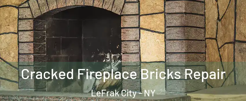 Cracked Fireplace Bricks Repair LeFrak City - NY