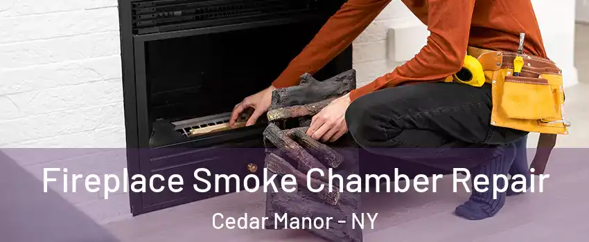 Fireplace Smoke Chamber Repair Cedar Manor - NY