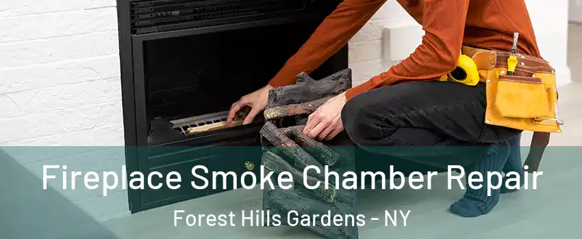 Fireplace Smoke Chamber Repair Forest Hills Gardens - NY